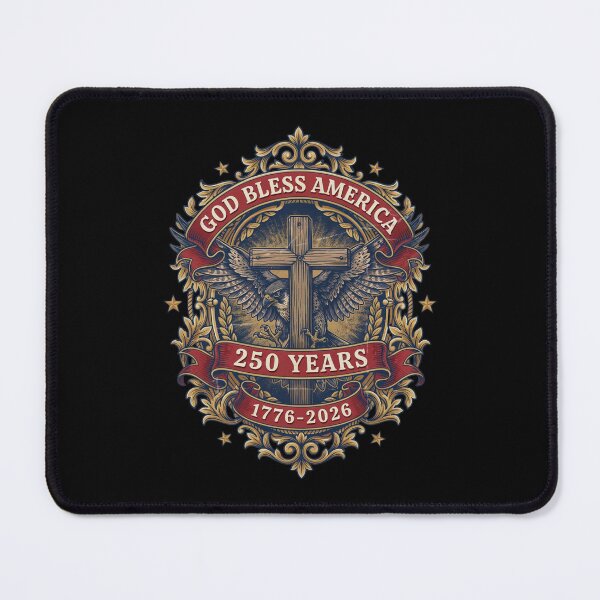 Item preview, God Bless America Eagle Cross 250 Years 1776-2026 Patriotic Semiquincentennial V16 designed and sold by DarylWelsh2024.