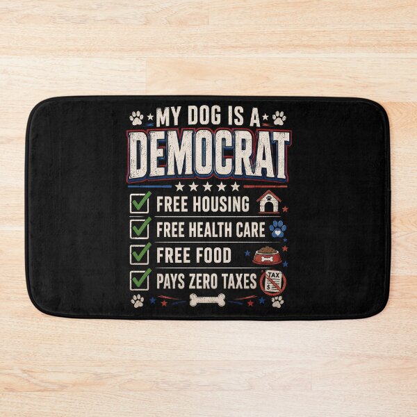 Item preview, My Dog Is A Democrat Shirt, Free Housing Free Food Funny Meme Hoodie, Political Humor Sweatshirt, Gift For Dog Lover  designed and sold by THREE LITTLE BEANS.