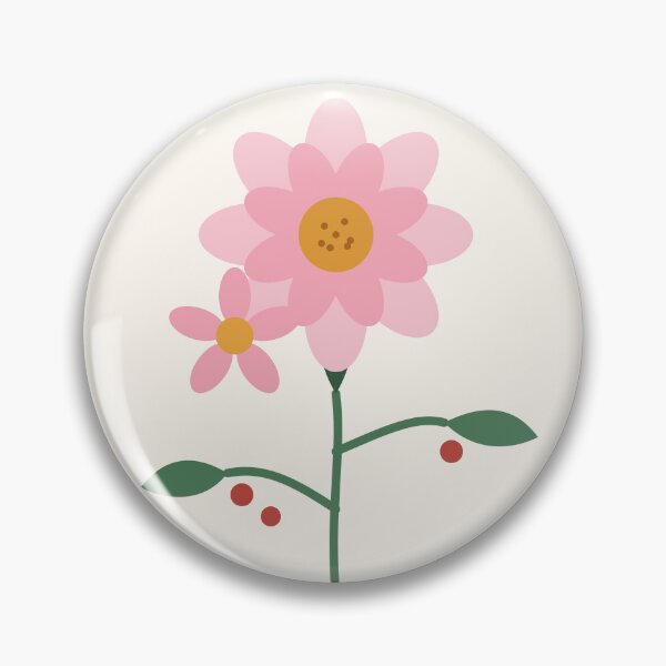 Item preview, Minimal Pink Flower designed and sold by InkPixell.