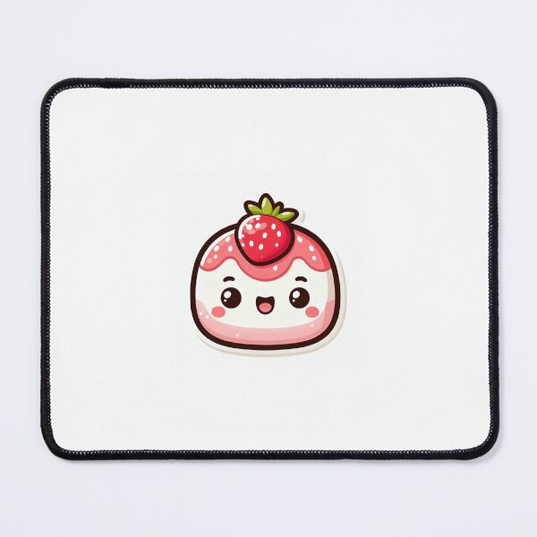 Item preview, Kawaii Daifuku Sticker | Cute Japanese Strawberry Mochi designed and sold by PastelPawsArt.