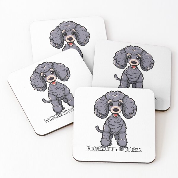 Item preview, Poodle - Curls Are Natural Don't Ask - Funny Poodle Gift designed and sold by pawdrops.