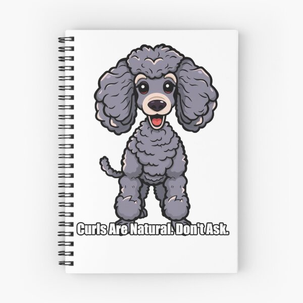 Item preview, Poodle - Curls Are Natural Don't Ask - Funny Poodle Gift designed and sold by pawdrops.