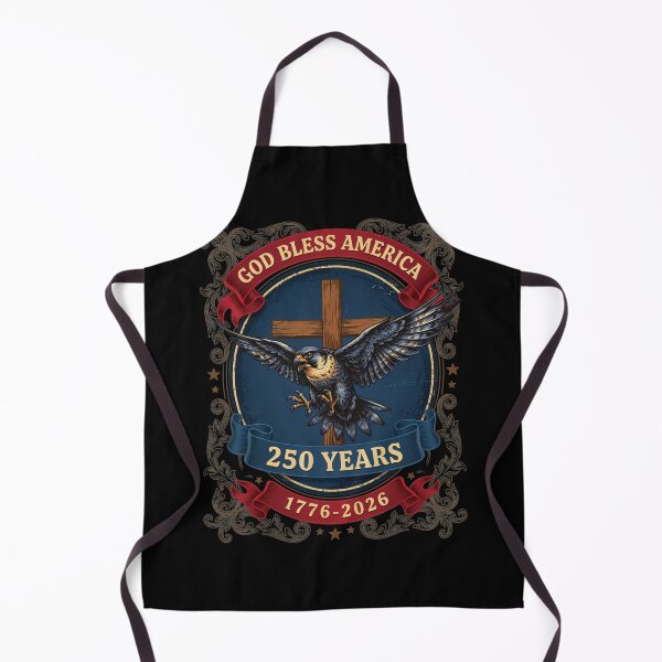 Item preview, God Bless America Eagle Cross 250 Years 1776-2026 Patriotic Semiquincentennial V17 designed and sold by DarylWelsh2024.