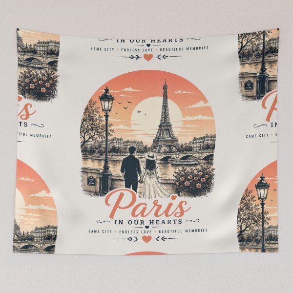 Item preview, Paris In Our Hearts Same City Endless Love designed and sold by BagFactoryUK.