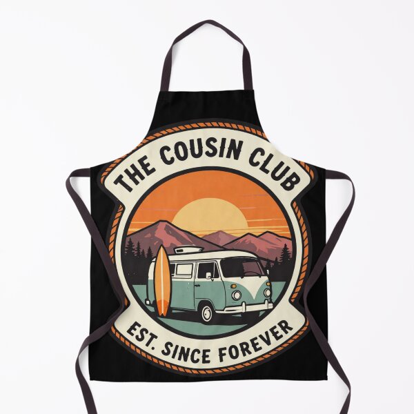Item preview, The Cousin Club Retro Camper Sunset Mountains designed and sold by ScriptedMoments.