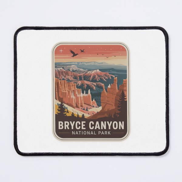 Item preview, Bryce Canyon National Park Vintage Travel Badge designed and sold by Teelogic.
