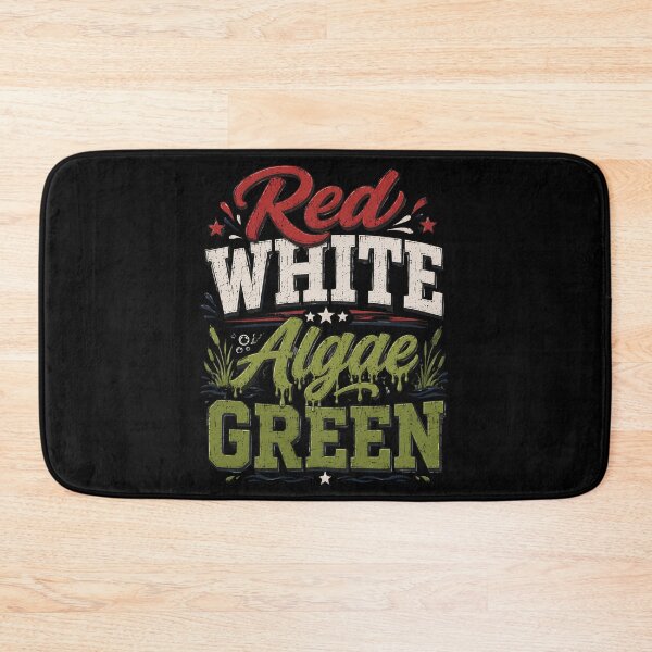 Item preview, Red White Algae Green – Funny Patriotic Algae Humor designed and sold by THREE LITTLE BEANS.