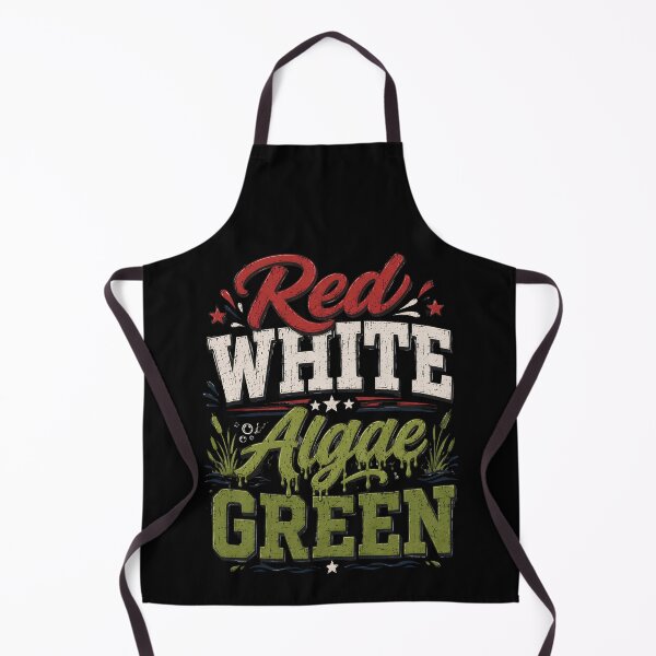 Item preview, Red White Algae Green – Funny Patriotic Algae Humor designed and sold by THREE LITTLE BEANS.