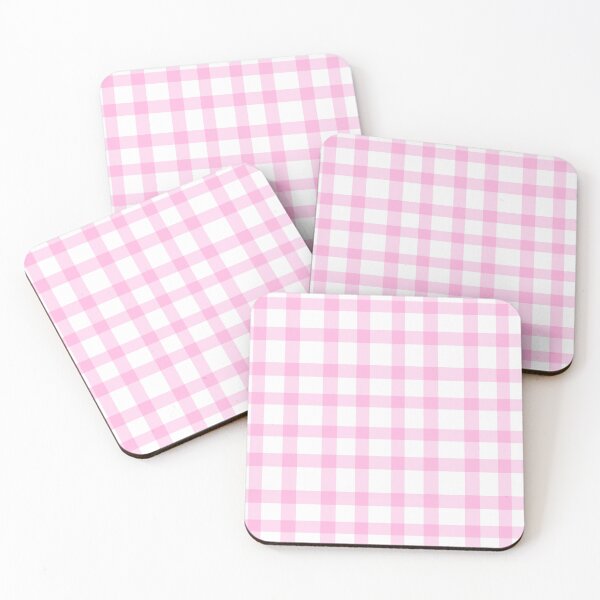 Item preview, Pink Gingham Plaid Seamless Pattern Grid Illustration designed and sold by StoriesInGrain.