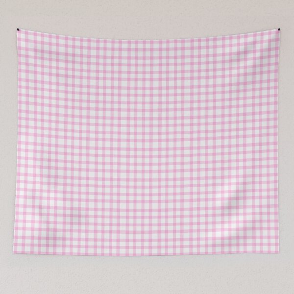 Item preview, Pink Gingham Plaid Seamless Pattern Grid Illustration designed and sold by StoriesInGrain.