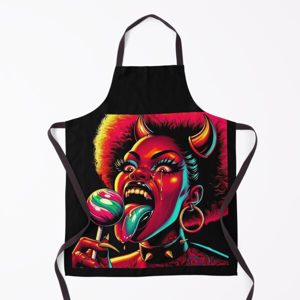 Item preview, Psychedelic Horned Demon With Lollipop designed and sold by Voodoo Store Paranormal Collections.