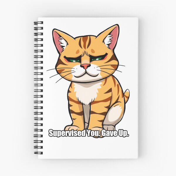 Item preview, Tabby Cat - Supervised You Gave Up - Funny Tabby Gift designed and sold by pawdrops.