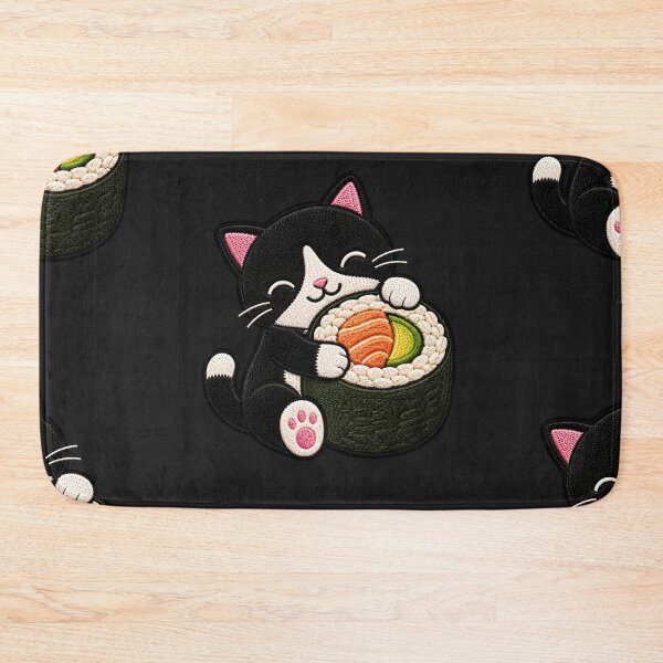Item preview, Cat Hugging Giant Sushi Roll designed and sold by ColorSplash123.