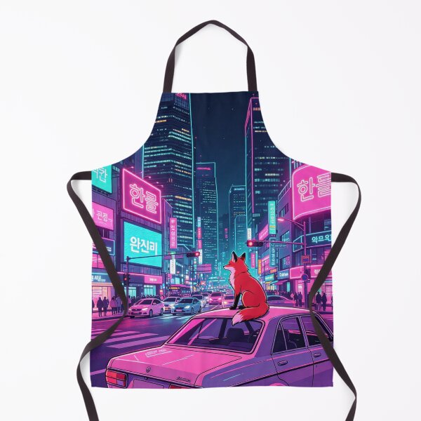Item preview, City Fox On Car At Night designed and sold by mattewjoilen.
