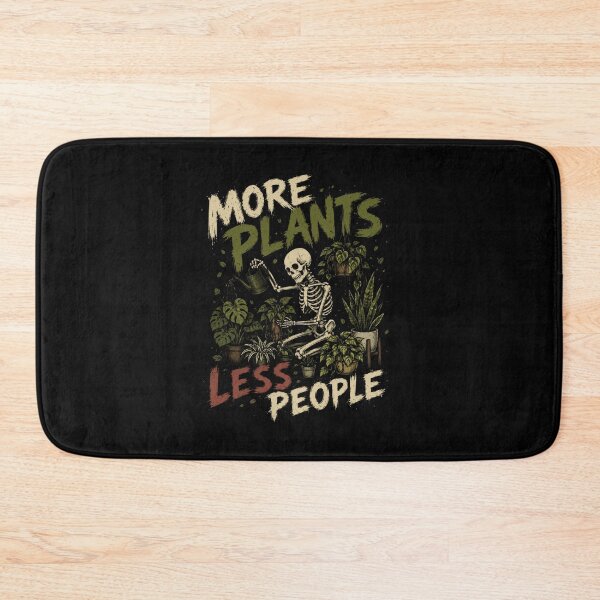 Item preview, More Plants Less People Plant Lover Introvert Gardener Funny designed and sold by HumansStuck12.