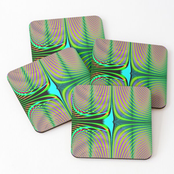 Item preview, Abstract Pattern "Green Waves" designed and sold by Gluecknika.