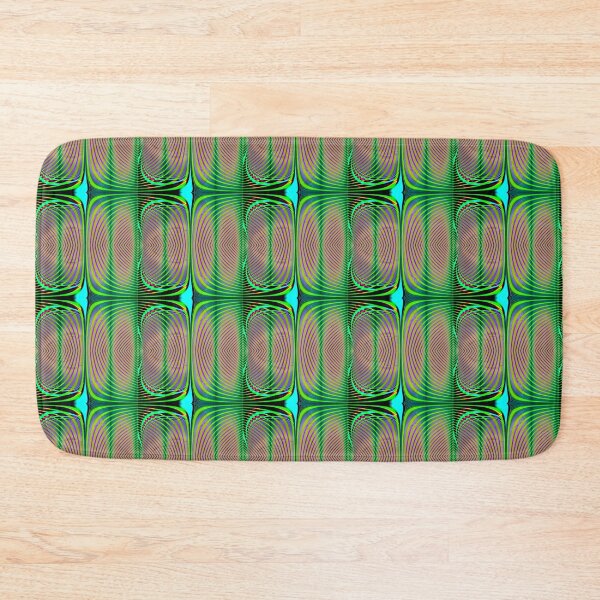 Item preview, Abstract Pattern "Green Waves" designed and sold by Gluecknika.