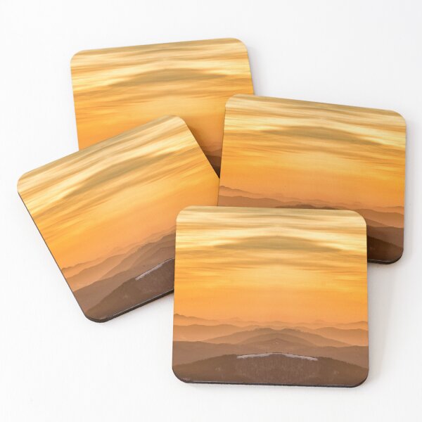 Item preview, Golden Mountain Layers Mirror Symmetry designed and sold by SolutionsArt.