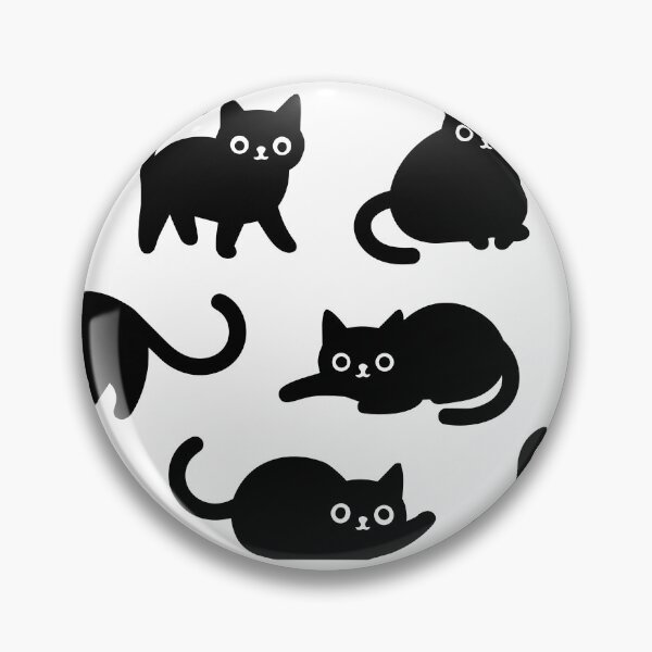 Item preview, Cute Black Cat Doodle Collection Kawaii Cats designed and sold by Hoodybaba.