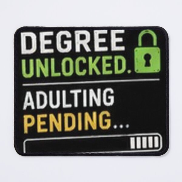 Item preview, Degree Unlocked Adulting Pending Funny Class of 2027 Graduation Design designed and sold by houseoflushella.