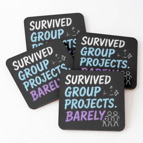 Item preview, Survived Group Projects Barely Funny Class of 2027 Graduation Design designed and sold by houseoflushella.
