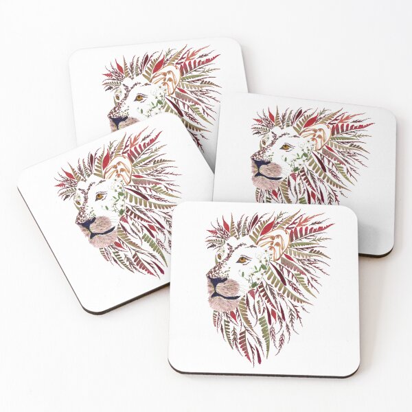 Item preview, Botanical Lion Pressed Flower Art designed and sold by JingsFlowerArt.