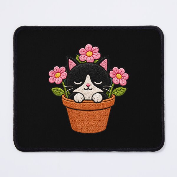 Item preview, Cat Inside Flower Pot designed and sold by ColorSplash123.