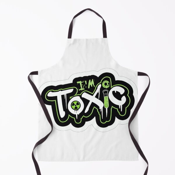 Aperçu de l'œuvre Je suis Toxic Graffiti Streetwear Crâne Radioactif Vert Néon Autocollant Gothique créée et vendue par Aedition.