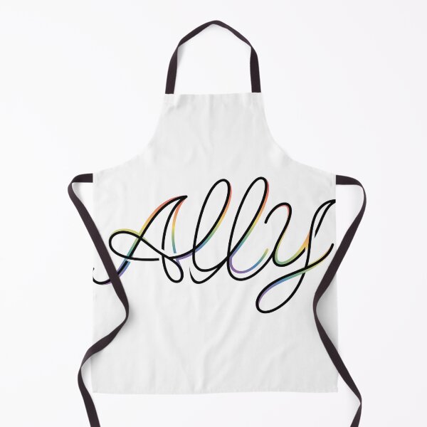 Item preview, Elegant Rainbow "Ally" Typography: Proud LGBTQ+ Supporter designed and sold by RefiniCoPOD.