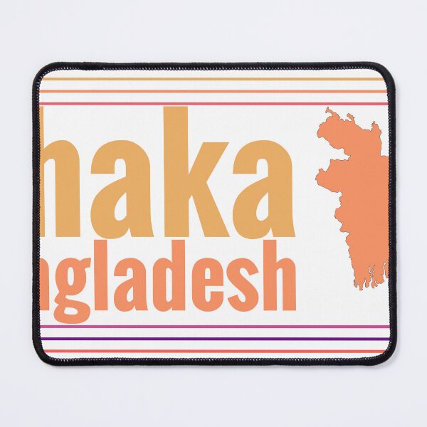 Item preview, Dhaka Bangladesh City Marked On Country Map designed and sold by TheIconSmith.