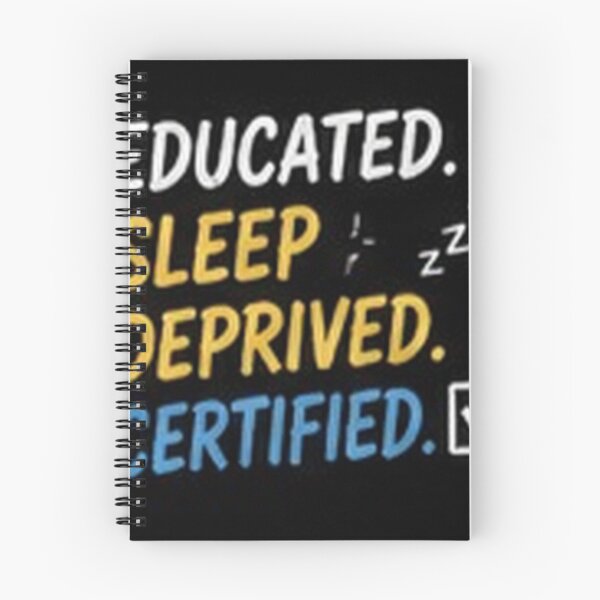 Item preview, Educated Sleep Deprived Certified Funny Class of 2027 Graduation Design designed and sold by houseoflushella.