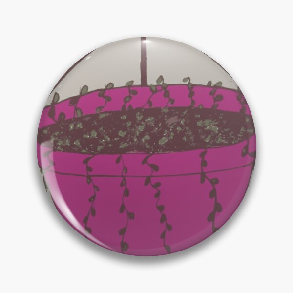 Item preview, Whimsical Pink Hanging Planter designed and sold by FloraFaunaHub.