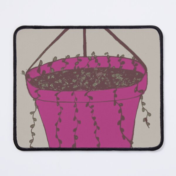 Item preview, Whimsical Pink Hanging Planter designed and sold by FloraFaunaHub.
