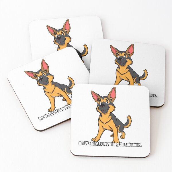 Item preview, German Shepherd - On Watch Everything Suspicious - Funny GSD Gift designed and sold by pawdrops.