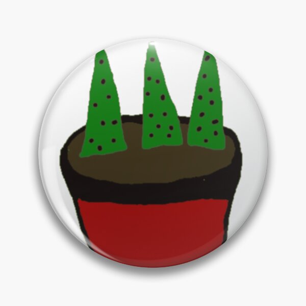 Item preview, Spotted Succulents in Red Pot designed and sold by FloraFaunaHub.