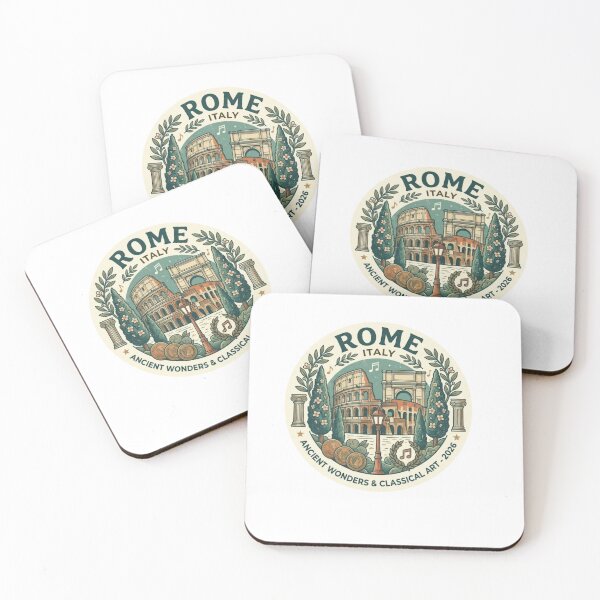 Item preview, Rome Italy Colosseum Ancient Wonders Retro Vintage Sticker designed and sold by Zeyzep.