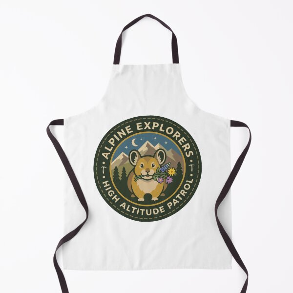 Item preview, Alpine Pika Wildflower Wanderlust Scout Badge designed and sold by Arc2020.