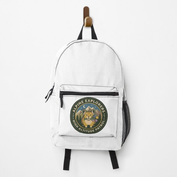 Item preview, Alpine Pika Wildflower Wanderlust Scout Badge designed and sold by Arc2020.