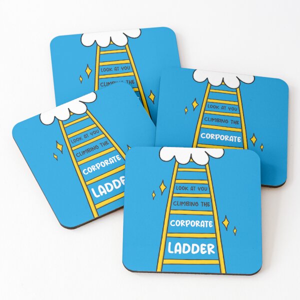 Item preview, Corporate Ladder New Job Design designed and sold by TeePee Creations.