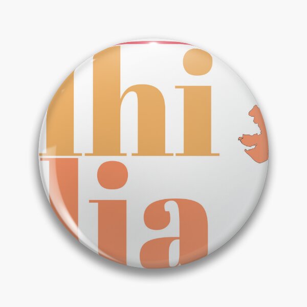 Item preview, Delhi India City Marked On Country Map designed and sold by TheIconSmith.