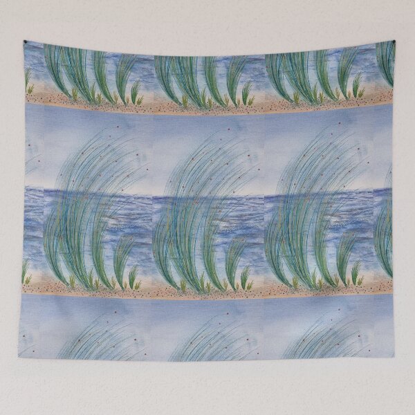 Item preview, Blue Sea Grass designed and sold by Kzacreative.