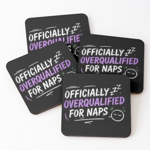 Item preview, Officially Overqualified for Naps Funny Class of 2027 Graduation Design designed and sold by houseoflushella.