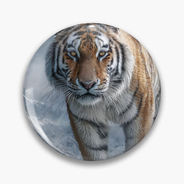 Item preview, Majestic Tiger Roaming Through Winter Landscape designed and sold by Artessie.