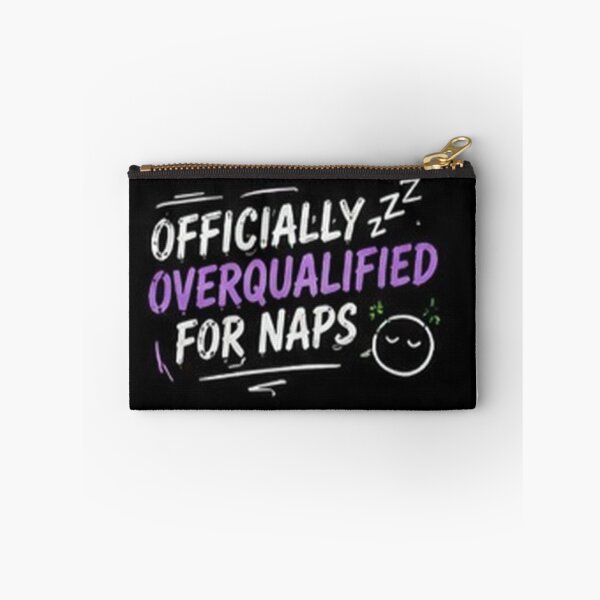 Item preview, Officially Overqualified for Naps Funny Class of 2027 Graduation Design designed and sold by houseoflushella.