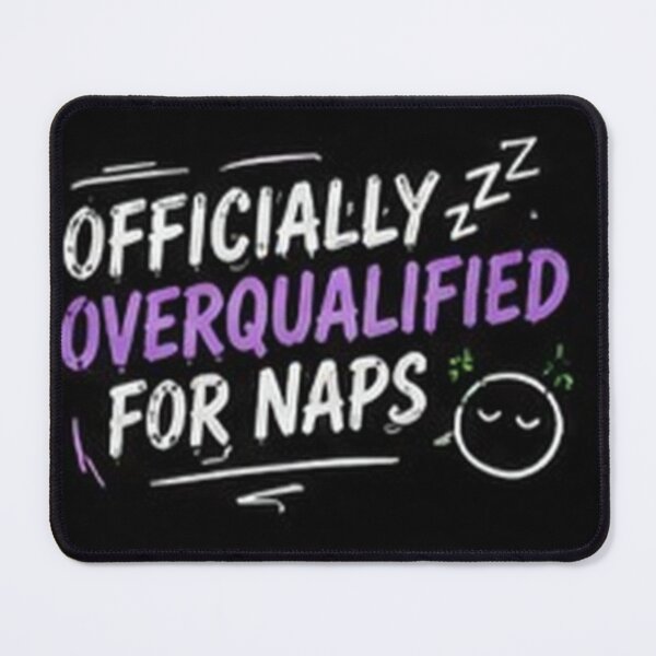 Item preview, Officially Overqualified for Naps Funny Class of 2027 Graduation Design designed and sold by houseoflushella.
