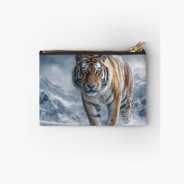 Item preview, Majestic Tiger Roaming Through Winter Landscape designed and sold by Artessie.