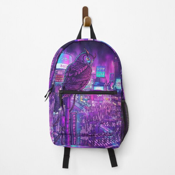 Item preview, Owl Over Neon City designed and sold by mattewjoilen.