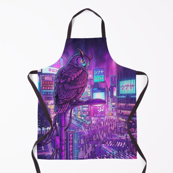 Item preview, Owl Over Neon City designed and sold by mattewjoilen.