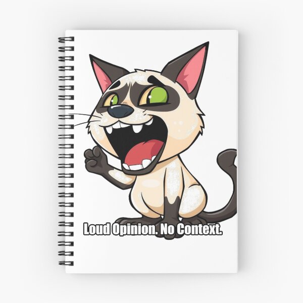 Item preview, Siamese - Loud Opinion No Context - Funny Siamese Gift designed and sold by pawdrops.