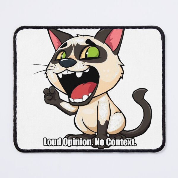 Item preview, Siamese - Loud Opinion No Context - Funny Siamese Gift designed and sold by pawdrops.
